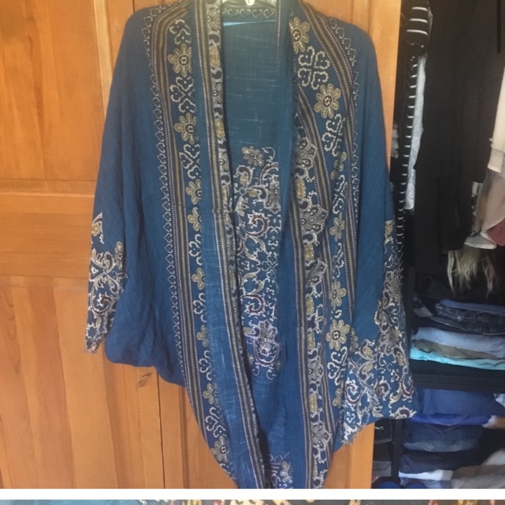 Cocoon wrap style kimono